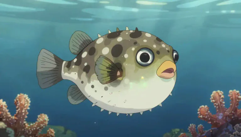 Visual representation of "fugu" - Fugu is a type of pufferfish that is considered a delicacy in Japanese cuisine, noted for its potentially lethal toxins if not prepared correctly.