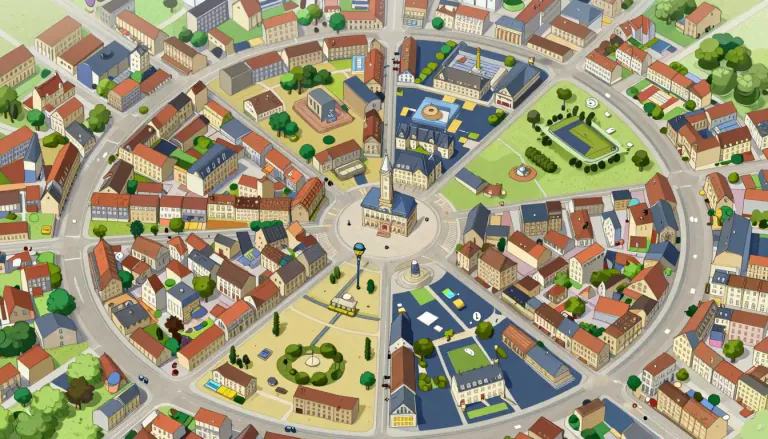 Visual representation of "arrondissement" - An administrative division of a department in France.