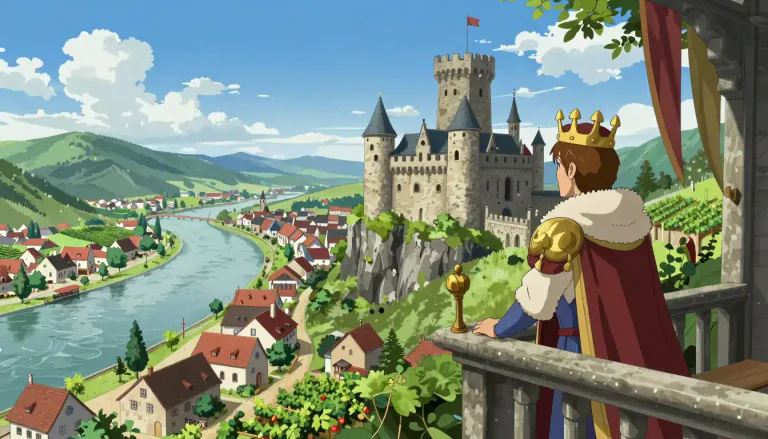 Visual representation of "palatinate" - A region under the control of a prince in Germany.