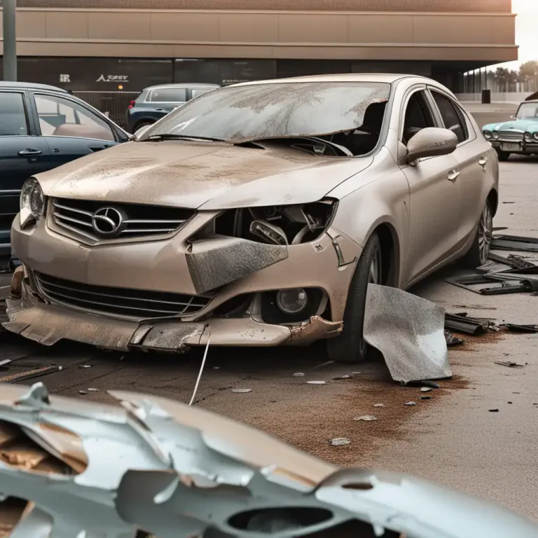 Visual representation of "bash up" - To damage things badly or deliberately