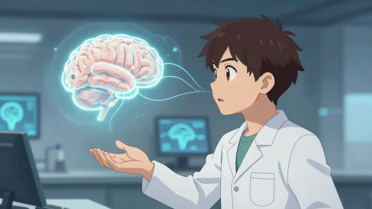 Visual representation of "neurobehavioral" - Relating to the study of how the brain interacts with behavior.