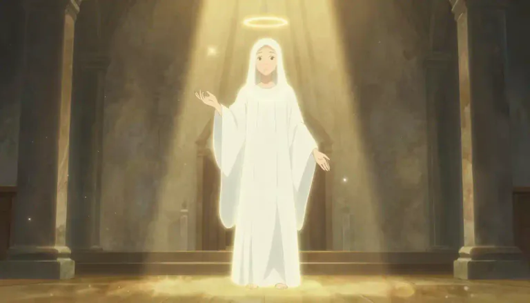 Visual representation of "theosis" - the process of becoming one with God, or being transformed into divine likeness, particularly in the context of Christian theology.