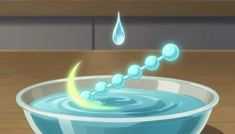 Visual representation of "hydrolysis" - The process of breaking down a compound by reaction with water, often leading to the formation of new compounds.