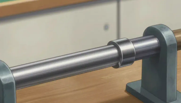 Visual representation of "mandrel" - A mandrel is a structural support that holds a workpiece in place while being worked on, or it may be used to shape materials.