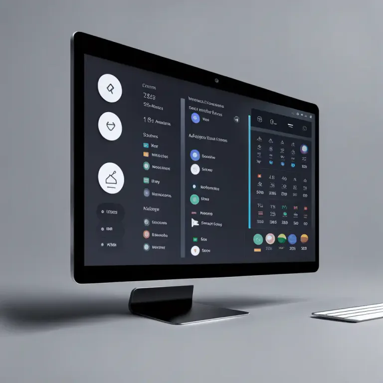 Visual representation of "visual" - Referring to the on-screen user interface or graphics of a computer program.