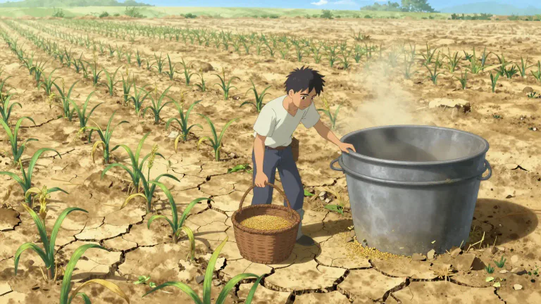 Visual representation of "yield" - The total amount produced or supplied