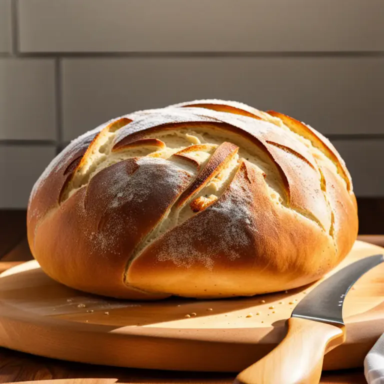 Visual representation of "boule" - A round loaf of bread, usually french bread.