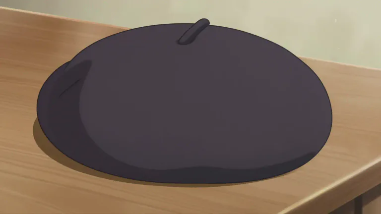 Visual representation of "beret" - A round and flat type of hat.
