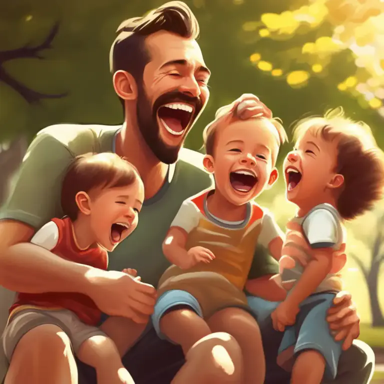Visual representation of "somebody’s pride and joy" - A person's child or children.
