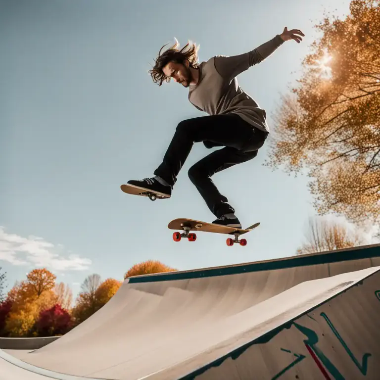 Visual representation of "wipeout" - A fall or tumble, mainly in relation to surfing or skateboarding
