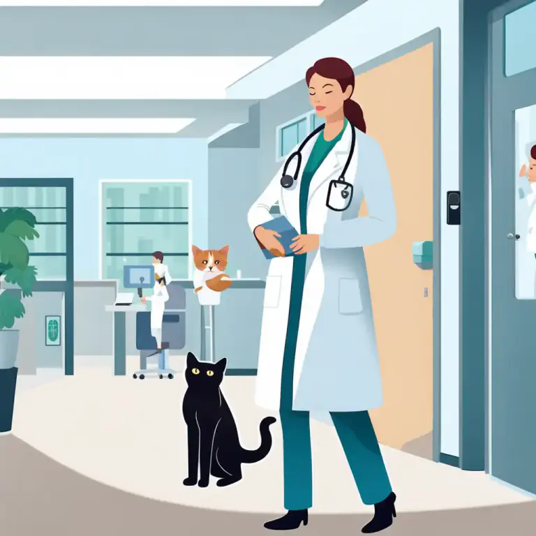 Visual representation of "veterinary" - A person who is qualified to treat sick or injured animals and to carry out operations on them