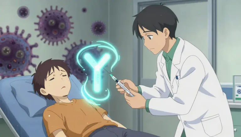 Visual representation of "immunoglobulin" - Immunoglobulins can be used therapeutically, such as in treatments for autoimmune diseases and immunodeficiencies.