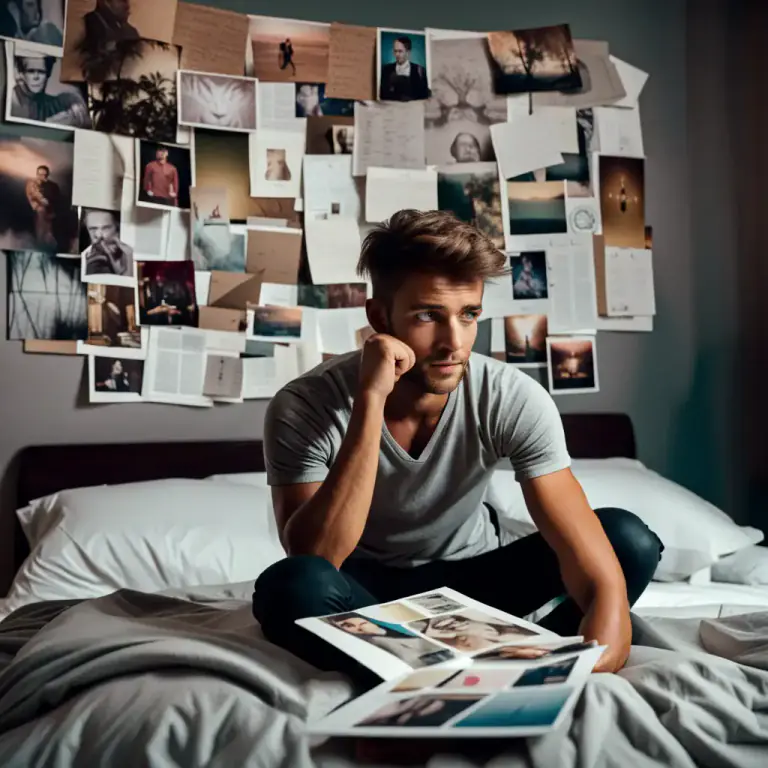 Visual representation of "die in your bed" - To die without fulfilling personal goals or dreams