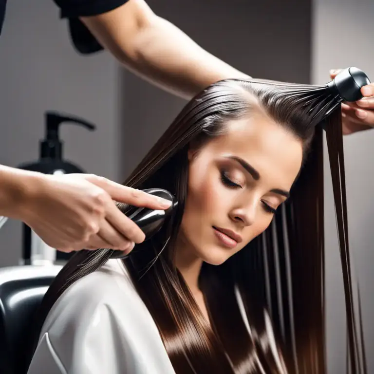 Visual representation of "rinse" - a product designed to cleanse or treat hair.