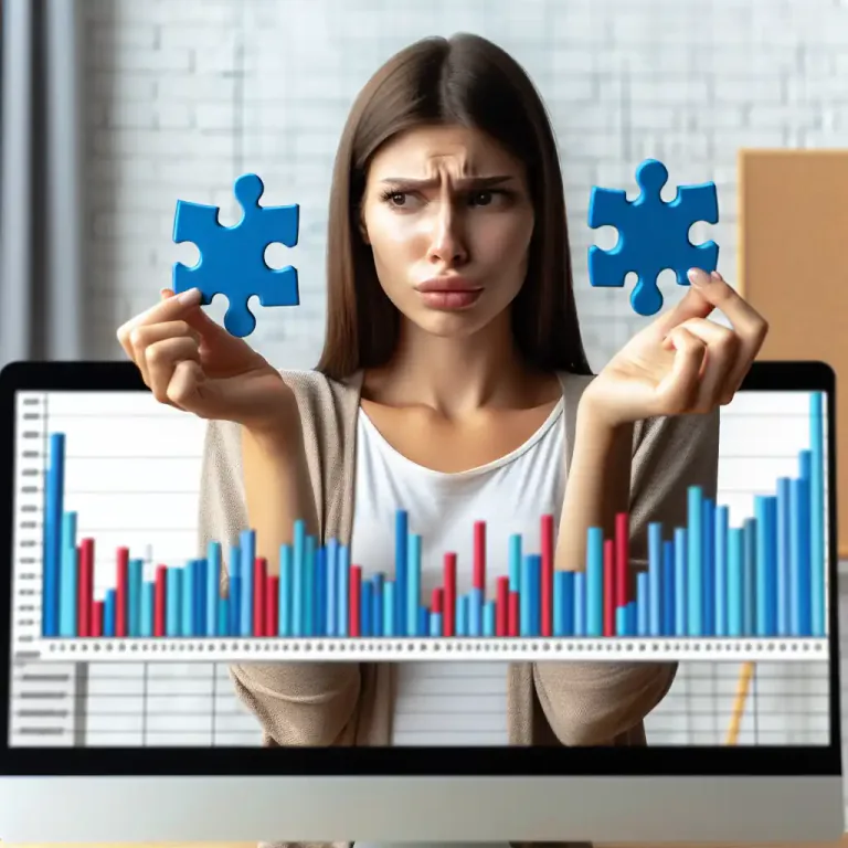 Visual representation of "mismatch" - When two or more things do not match or fit together correctly.
