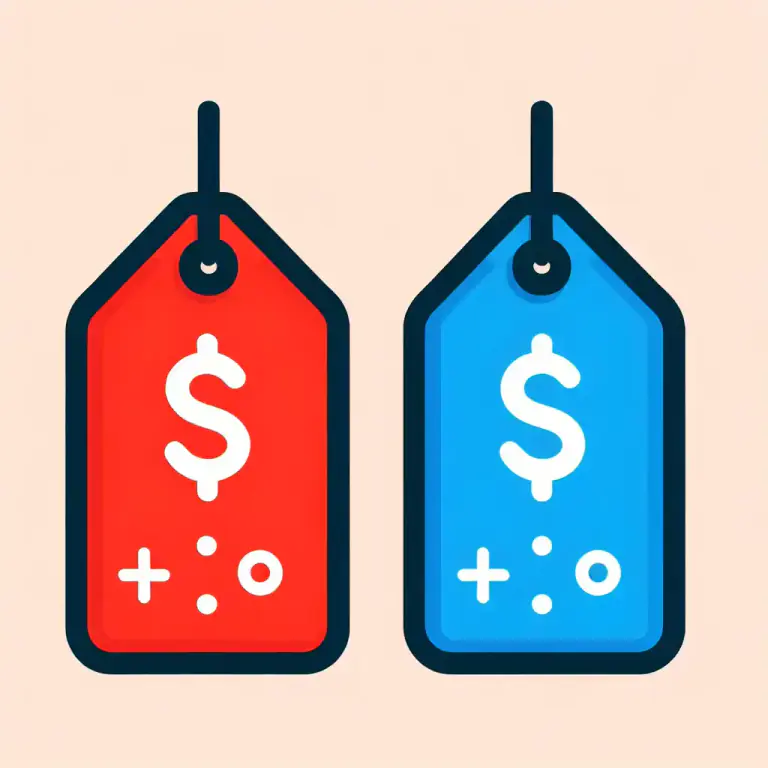 Visual representation of "difference" - An amount by which one thing is different from another.