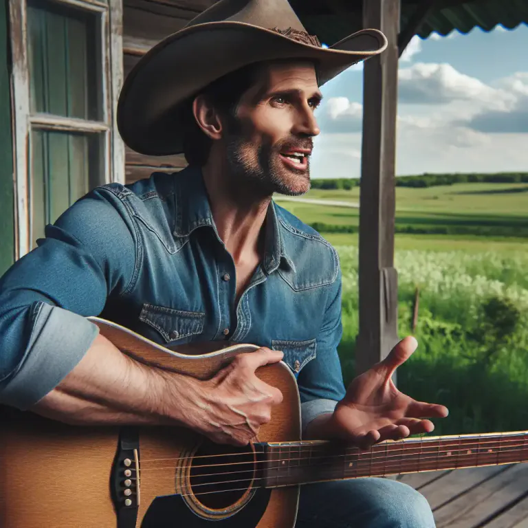 Visual representation of "twang" - Speak with a strong accent, particularly a southern US one.