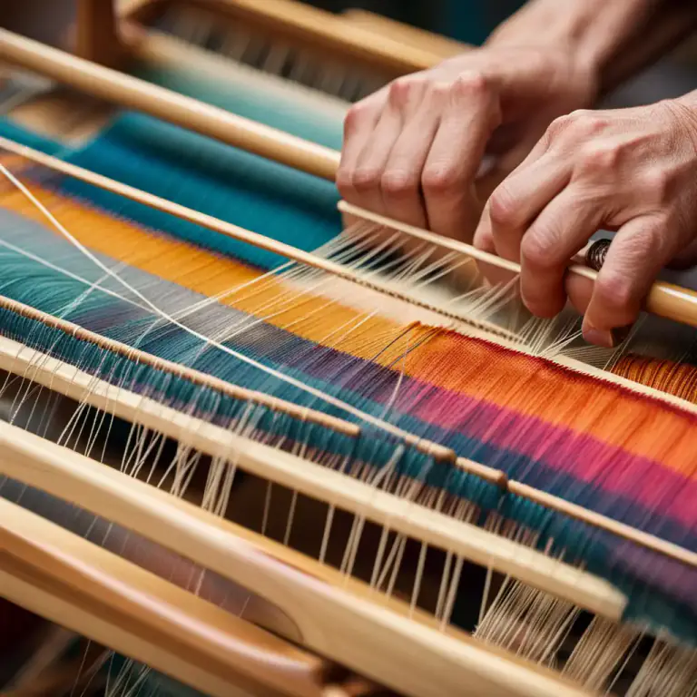 Visual representation of "shuttle" - In weaving, a device used to carry the thread back and forth