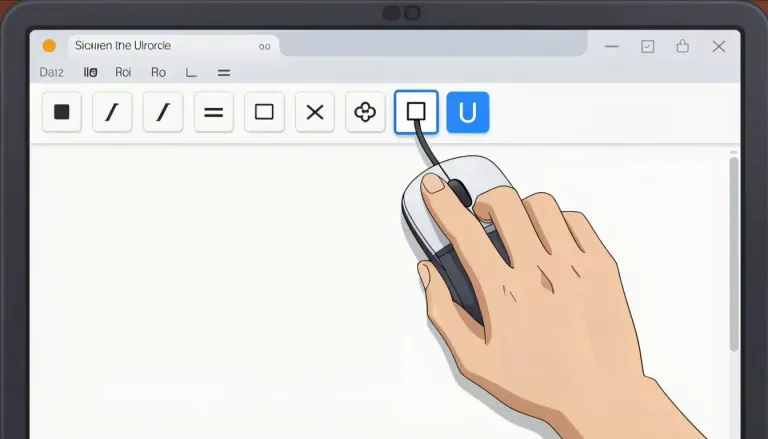 Visual representation of "toolbar" - A toolbar is a user interface element that contains icons or buttons for quick access to specific functions or commands in software.