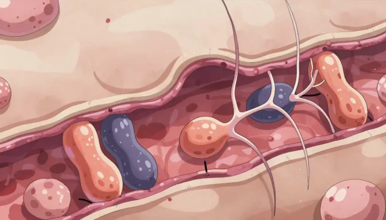 Visual representation of "integrin" - Integrins are proteins that help cells attach to their surroundings, important for various biological processes.