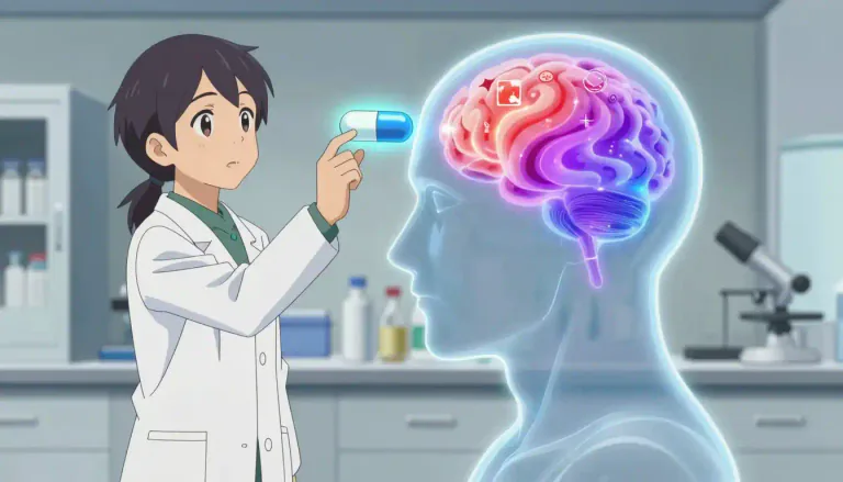 Visual representation of "psychopharmacology" - Psychopharmacology is the study of how drugs affect mood, perception, and behavior.