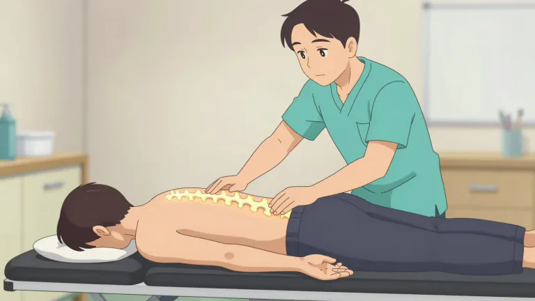 Visual representation of "chiropractic" - A form of alternative medicine focusing on the diagnosis and treatment of musculoskeletal disorders, particularly through spinal manipulation.