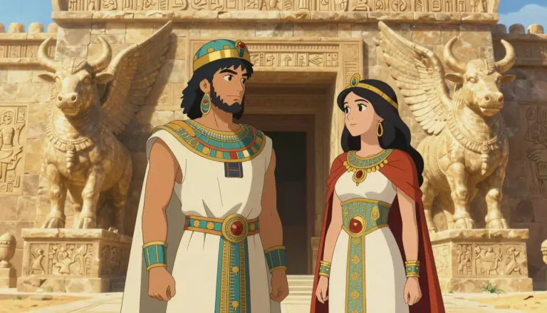 Visual representation of "assyrian" - Relating to Assyria, its inhabitants, or their language.