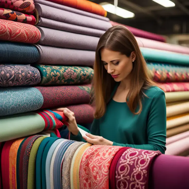 Visual representation of "material" - Fabric or cloth.