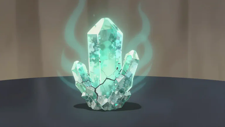 Visual representation of "phosphor" - A substance that exhibits phosphorescence, meaning it can store energy and then emit light over a period of time.