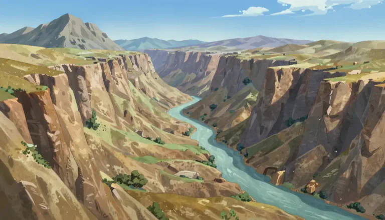 Visual representation of "landform" - A landform is a natural feature of the earth's surface, such as a mountain or a valley.