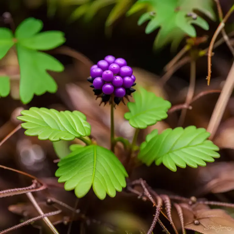 Visual representation of "dewberry" - The plant that produces the fruit of the same name, also known as a bramble