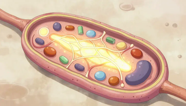 Visual representation of "cytoskeletal" - Relating to the cytoskeleton, which is a network of fibers in cells that gives them shape and support.