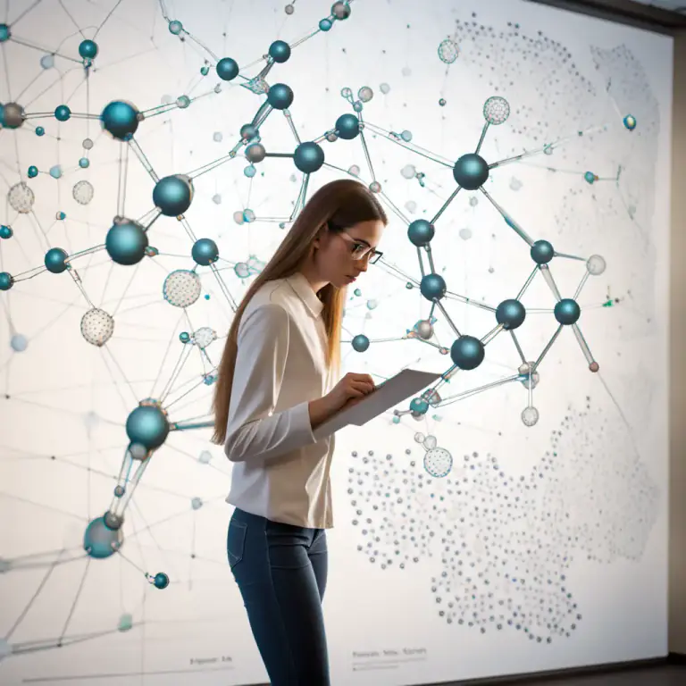 Visual representation of "molecular" - Including or using the study of molecules
