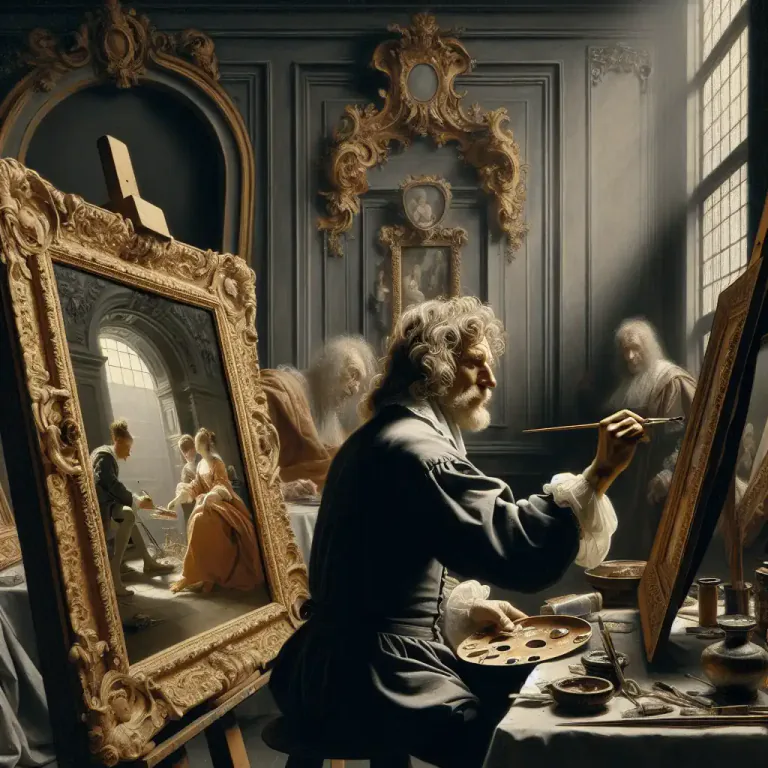 Visual representation of "mannerism" - A particular style or way in art, music, or literature that is typical of a certain period or group of artists.