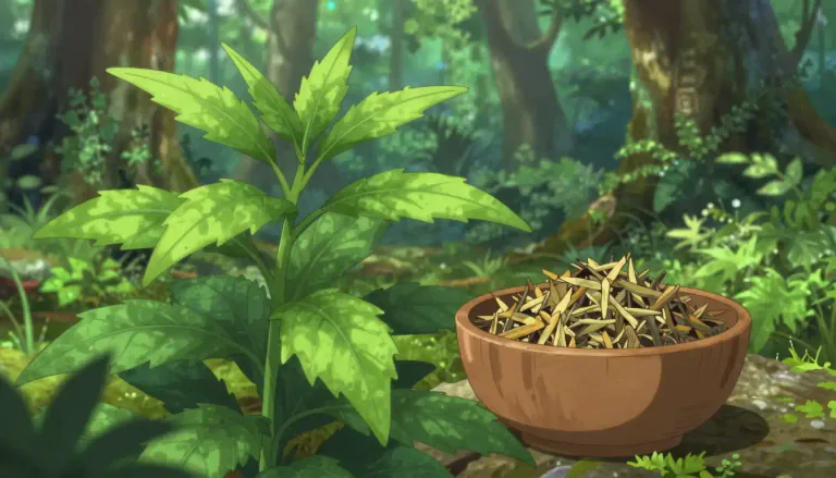 Visual representation of "stevia" - Stevia is a plant native to South America whose leaves are dried and used as a natural sweetener.