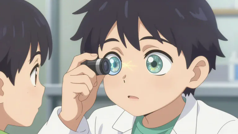 Visual representation of "optic" - Related to our vision or eyes