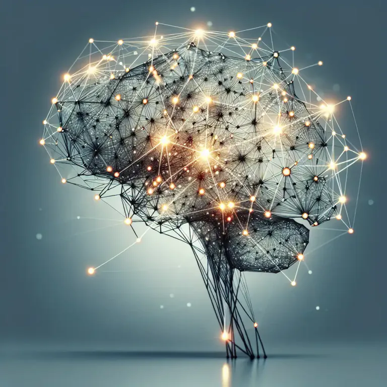 Visual representation of "topology" - A set of rules defining the computational structure of a neural network.