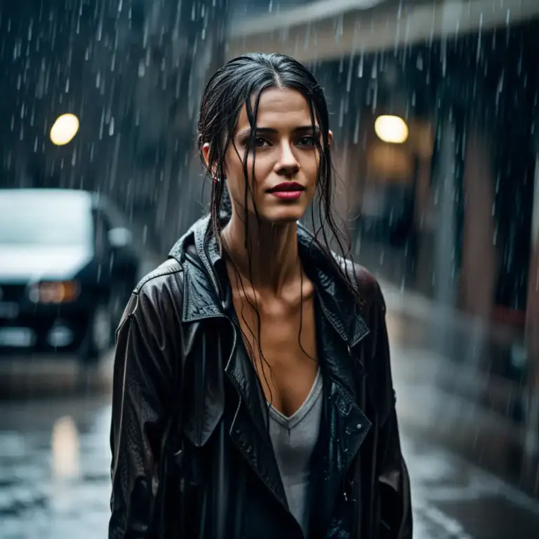 Visual representation of "all wet" - Completely soaked or drenched.
