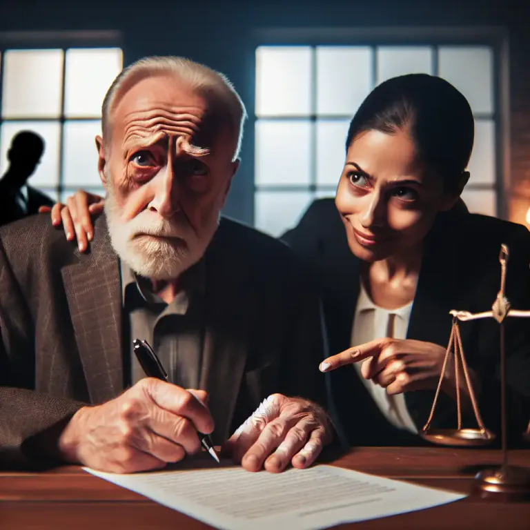 Visual representation of "overreach" - In law, to deceive someone by tricking them into doing something illegal