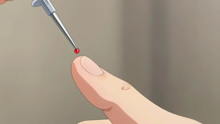 Visual representation of "prick" - A small hole or puncture made by a sharp-pointed object
