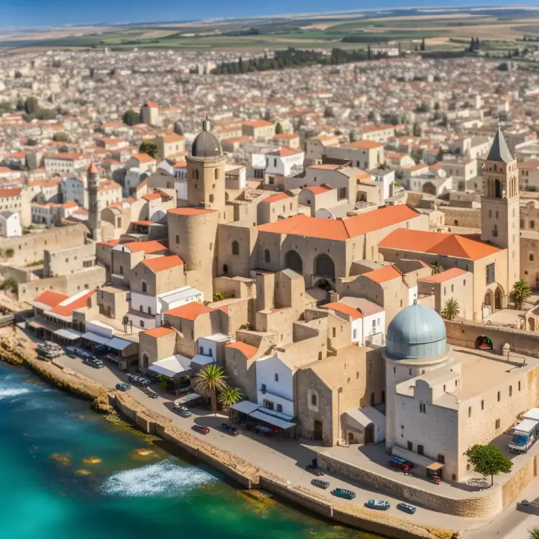 Visual representation of "acre" - A town in northern Israel.