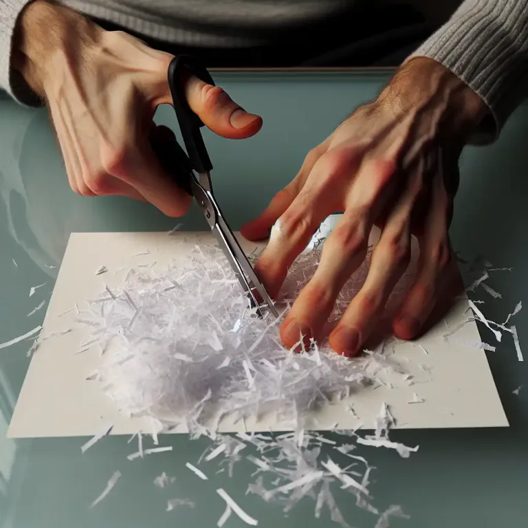 Visual representation of "tear somebody/something apart, to shreds, to bits, etc." - To destroy or ruin completely
