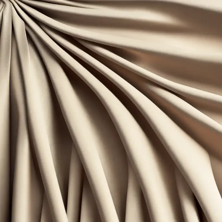 Visual representation of "tuck" - A folded, pleated, or gathered piece of fabric.