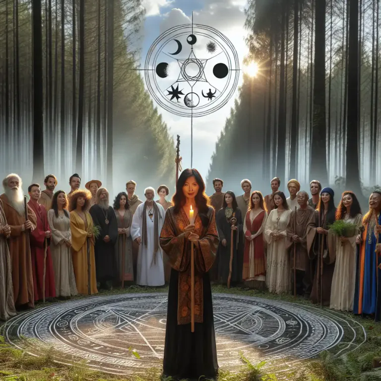 Visual representation of "paganism" - Modern religious movements and beliefs that are inspired by the ancient pagan religions
