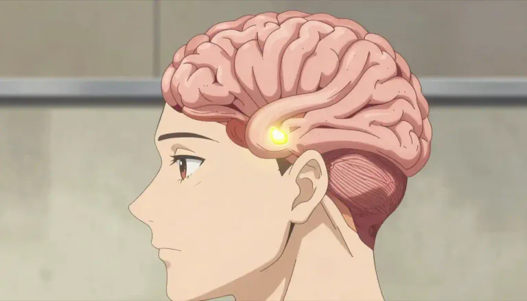 Visual representation of "pituitary" - Related to a small gland located in the brain