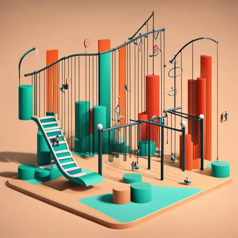 Visual representation of "playground" - A place or context for activity or operation especially when seen as a testing area