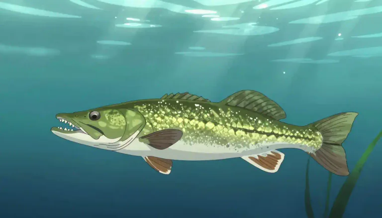 Visual representation of "pickerel" - A type of freshwater fish known for its elongated body and sharp teeth, often found in North America.