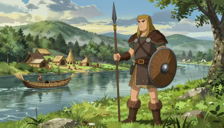 Visual representation of "batavian" - Related to the Batavi, an ancient Germanic tribe that inhabited the region along the Rhine.
