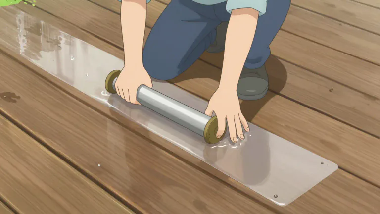 Visual representation of "sealer" - A substance used to protect something by forming a surface layer that prevents the passage of water or air.