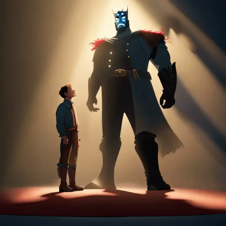 Visual representation of "person" - A character or role played by an actor in a movie or play